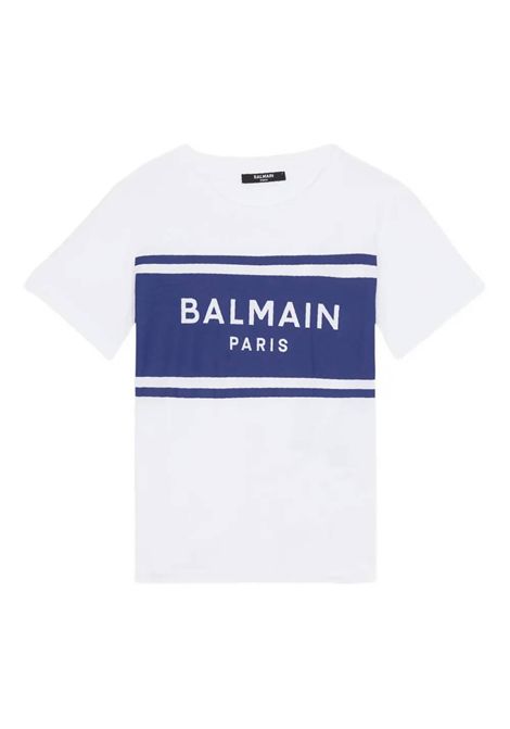 T-shirt con logo BALMAIN KIDS | BY8P11 Z3672100BL